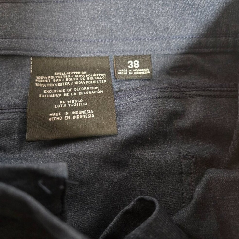 32 Degrees Pants Mens 38X31 Cool Stretch Performance Tech Slate Blue NWOT Casual - Picture 4 of 10